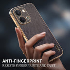 Vivo T5X 5G Premium Electroplated Frame Gold Thread Pattern Soft Case