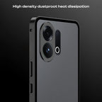 Vivo X200 FE 5G Aluminium Metal Bumper Shield Transparent Back Case