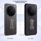 Vivo X200 Pro 5G Compatible Satyamev Jayate 3D Metal Emblem Sticker