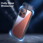 Vivo V70 5G Anti-Yellow Electroplating Transparent Airbags Case