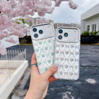 iPhone 17 Pro Max Crystals Swarovski Floral Design Magsafe Case