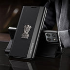 Motorola Edge 70 Fusion 5G Satyamev Jayate Flip Leather Case