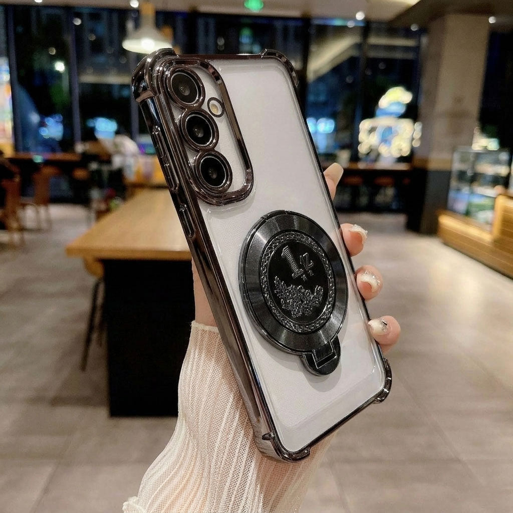 Samsung Galaxy A14 5G Premium Billion Wheel Rotating Shockproof Airbags Case