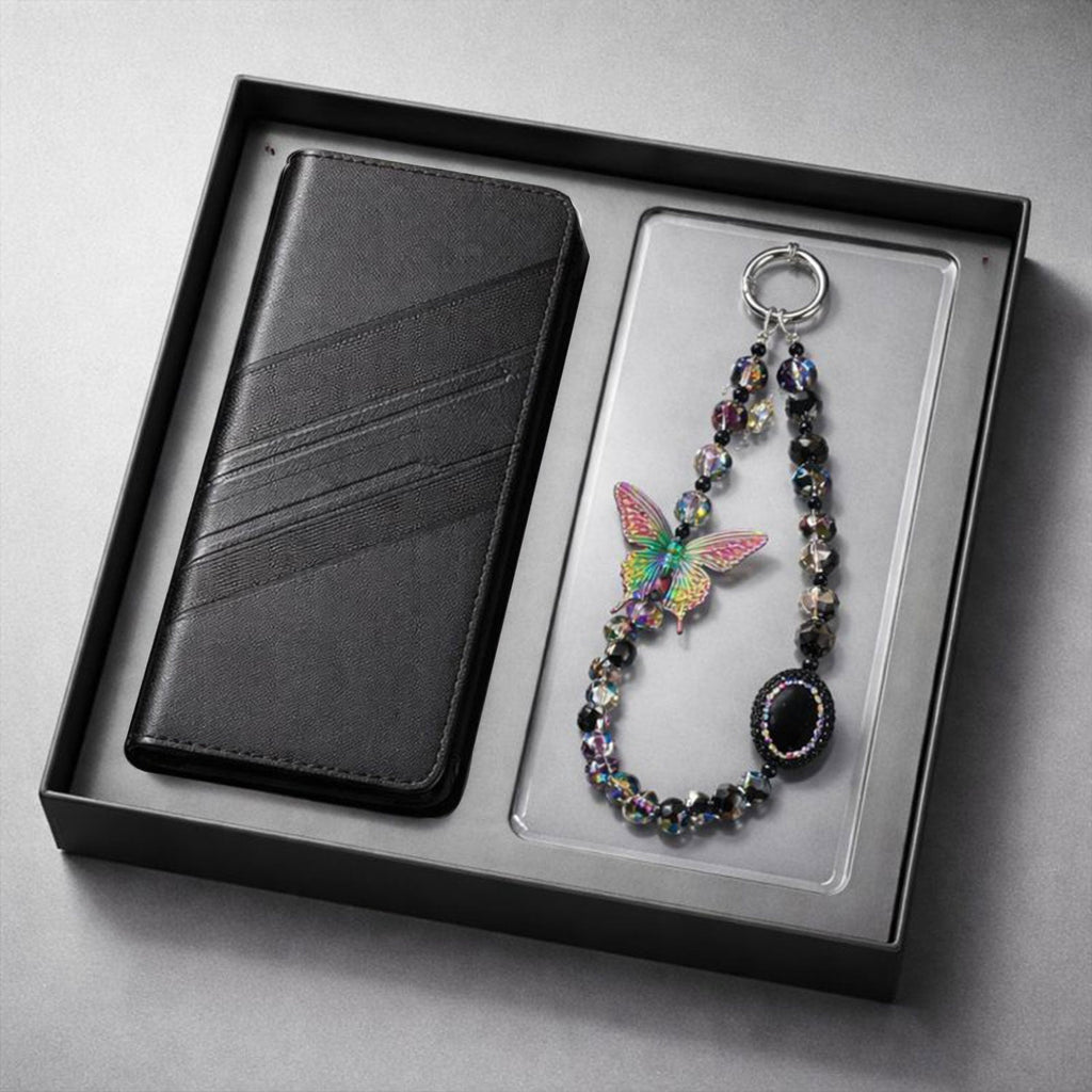 Vivo V40 Pro 5G Retro PU Leather Magnetic Wallet Flip Case with Charm Strap