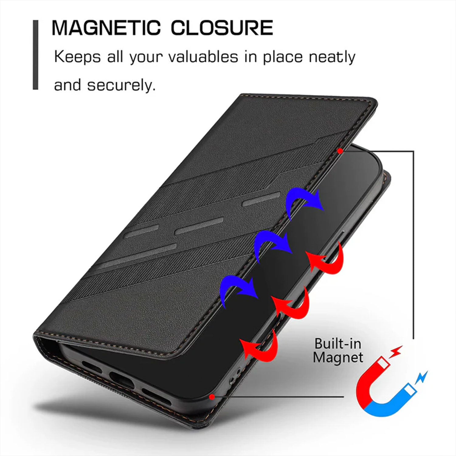 Oppo F27 Pro+ 5G Retro PU Leather Magnetic Wallet Flip Case with Charm Strap