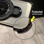 Samsung Galaxy A15 5G Luxury Four Corner Invincible Bracket Ring Stand Case