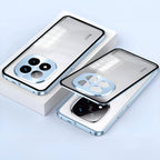 Redmi Note 15 Pro+ 5G Aluminium Metal Bumper Shield Transparent Back Case